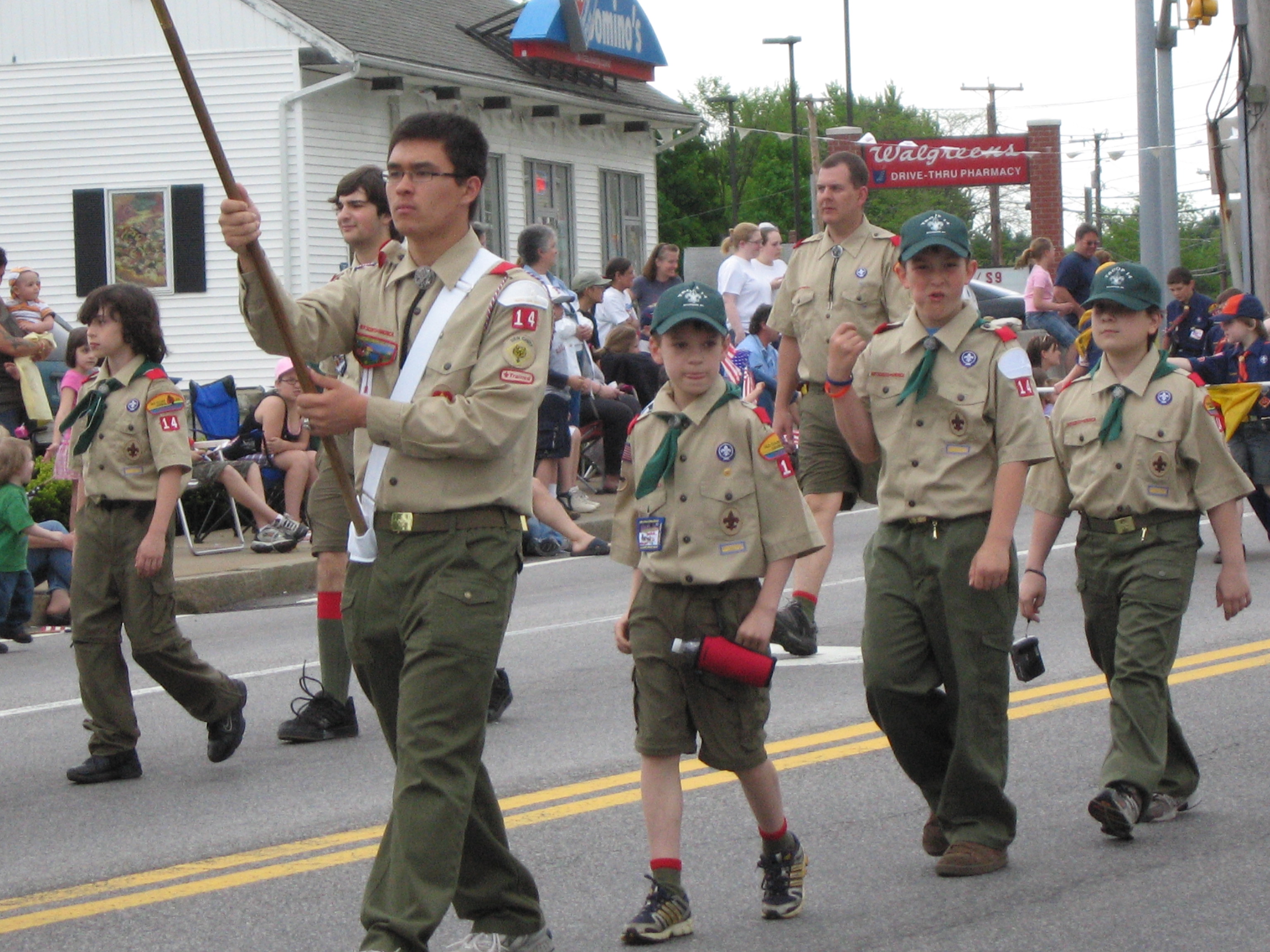 Memorial Day Parade 2008 Bellingham Boy Scout Troop 14